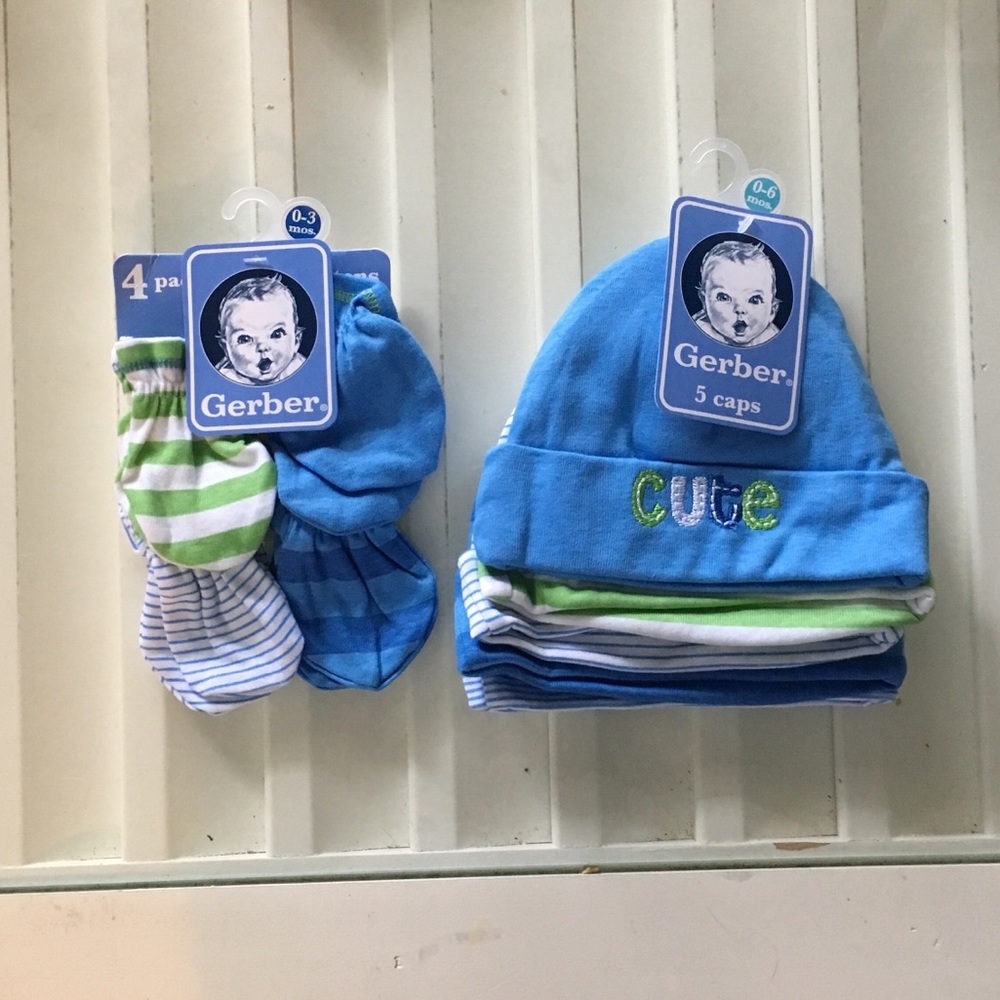 Baby Cap & Mittens